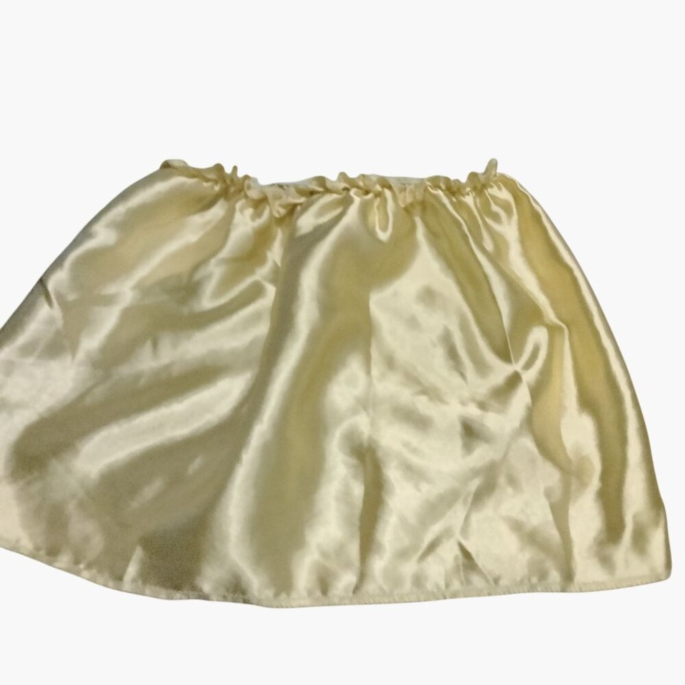 Disney Jakks Pacific Belle Girls Costume Skirt Fits Size 4 to 6X Satin Halloween